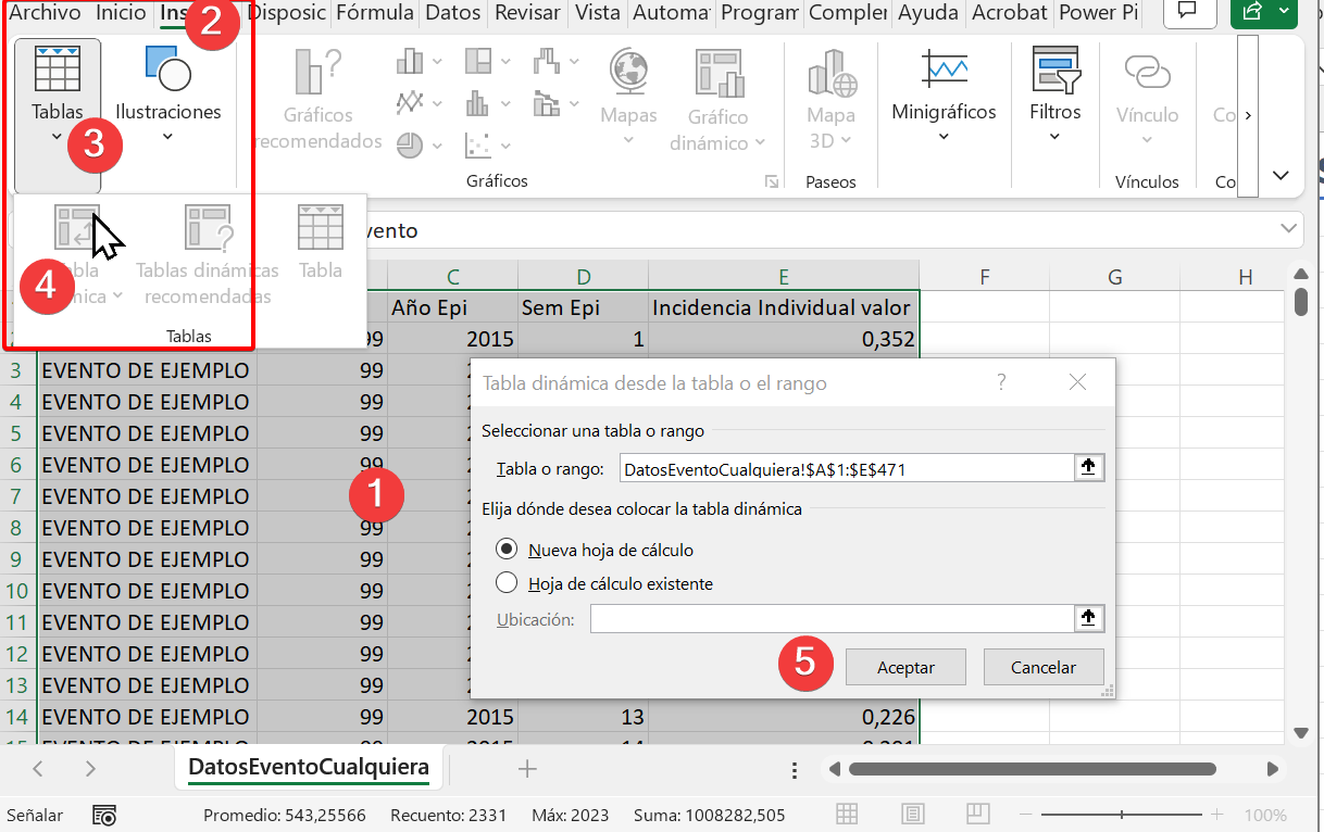 imagen, planilla etapa de datos origen paso 3.2