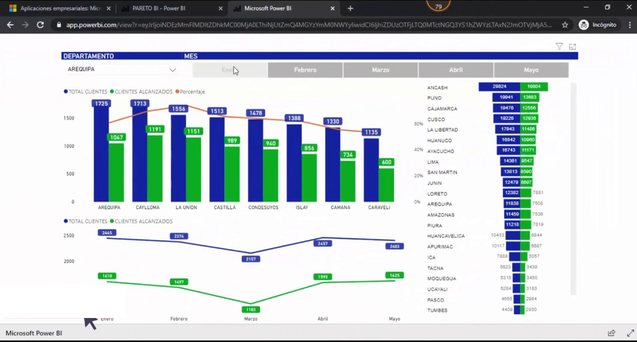 Imagen visor reporte Power BI